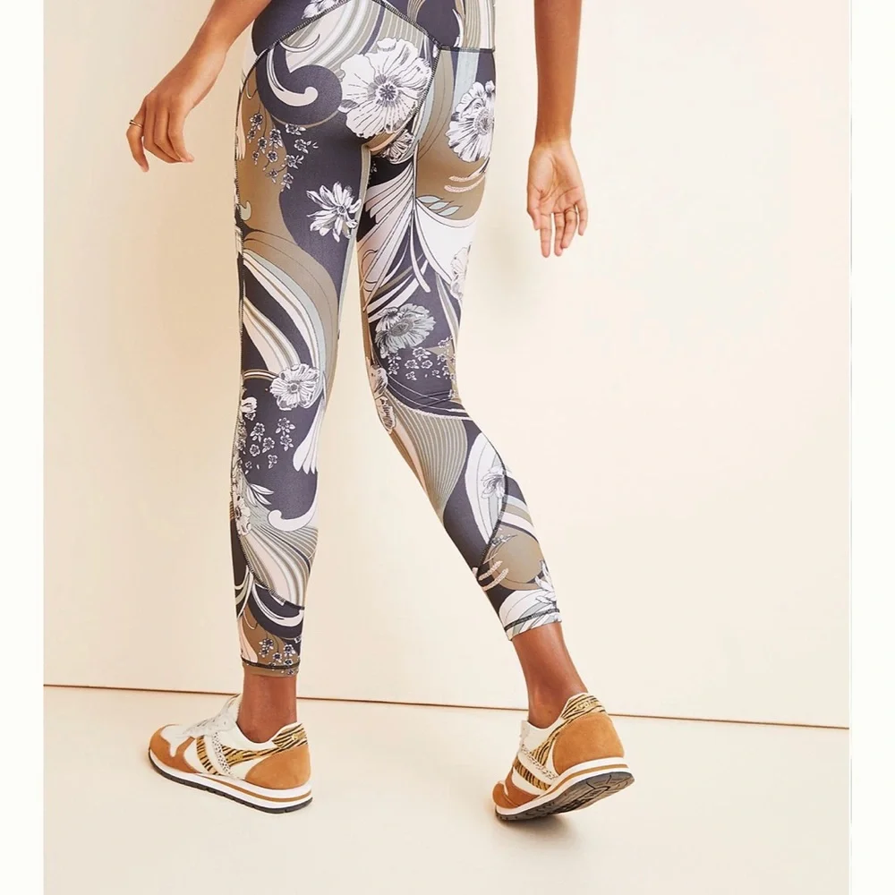 ⭐️Free People Movement Wave Crush Leggings Black Women’s Size Medium - Picture 5 of 8